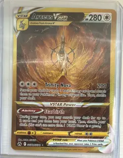 Pokemon Arceus VSTAR Secret GG70/GG70 Crown Zenith Galarian Gallery Holo - Image 1