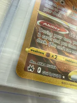 Pokemon Arceus VSTAR Secret GG70/GG70 Crown Zenith Galarian Gallery Holo - Image 3