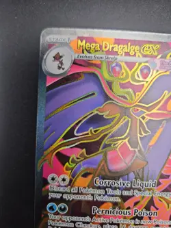Mega Dragalge EX Ultra Rare Full Art Holo 104/086 Evolutions English 330 HP - Image 4