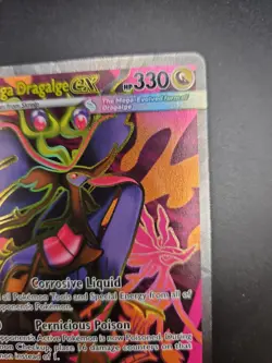Mega Dragalge EX Ultra Rare Full Art Holo 104/086 Evolutions English 330 HP - Image 5
