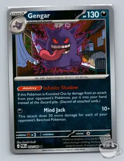 1x Gengar Reverse Holo # 050/088 Pokemon Perfect Order R NM - Image 1