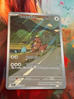Pokemon TCG Kangaskhan 204/182 Sv10 Destined Rivals Illus Rare Holo EN 120 HP - Image 1