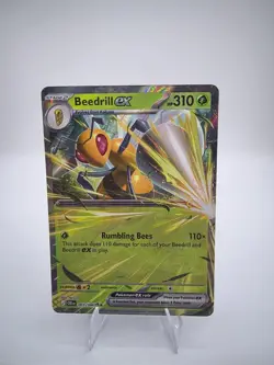 Pokemon TCG Beedrill EX Double Rare- Chaos Rising, Near Mint - Image 1