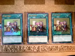 YUGIOH TCG 3X FAKE HERO LART-EN052 ULTRA LIMITED EDITION - Image 1