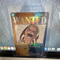 Bandai One Piece Donquixote Doflamingo WANTED Foil ST03-009 7000 - Image 2