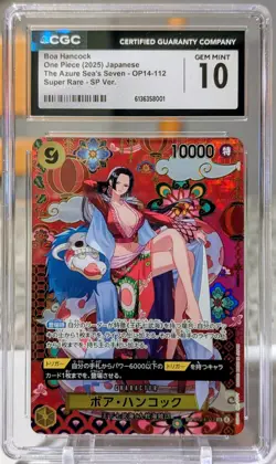 Bandai Boa Hancock OP14-112 Japanese CGC 10 - Image 1