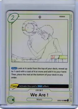 We Are! EB02-020 Extra Booster: Anime 25th Collection - One Piece Card Game - NM - Image 1
