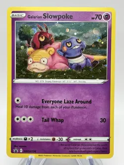 Galarian Slowpoke SWSH126 Black Star Promo Holo Pokemon Promo Card (NM) - Image 1