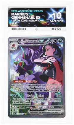 Marnies Grimmsnarl EX Card 287/217 SIR ACE 10 Perfect Subgrades Ascended Heroes - Image 1