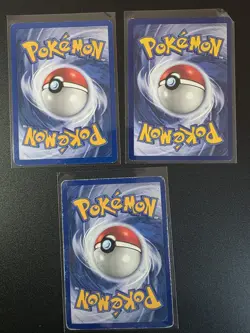 Ponyta Base Set 1999 Unlimited Print LP, 60/102 Pokemon Card. x3 - Image 5