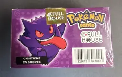 POKEMON KANTO SEALED TRADING CARDS BOX - FULL HOUSE 25 CCG PACKS GENGAR NEW - Image 2