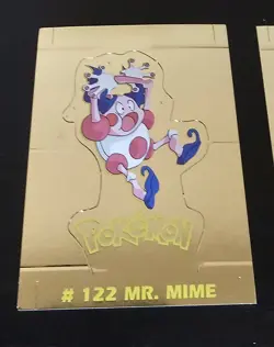 MR MIME - GOLD NAVARRETE BUILDABLE CARD VINTAGE 2000 - Image 1