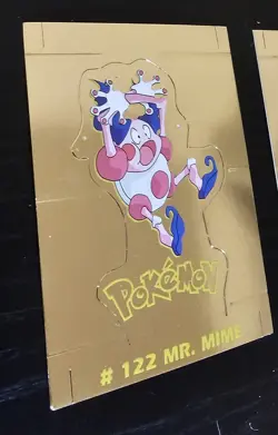 MR MIME - GOLD NAVARRETE BUILDABLE CARD VINTAGE 2000 - Image 2