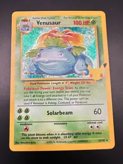 Venusaur 15/102 Celebrations 25th Anniversary Pokemon card - Image 1
