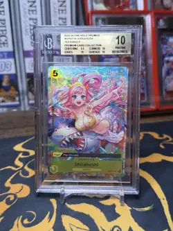 GEM MINT BGS 10 OP03-116 SHIRAHOSHI BANDAI CARD GAMES FEST 23-24 EDITION - Image 1