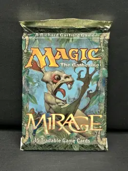 Magic The Gathering Mirage 15 Tradable Game Cards Booster Pack New SEALED! - Image 1