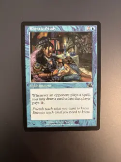 Rhystic Study - Prophecy - Near Mint - Magic The Gathering - MTG - Image 1