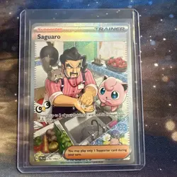 PokÃ©mon TCG Saguaro Holo Card 270/193 Sv02: Paldea Evolved - Image 1