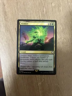 [1x] Atomize Slight Play, English Universes Beyond: Fallout MTG Magic - Image 1