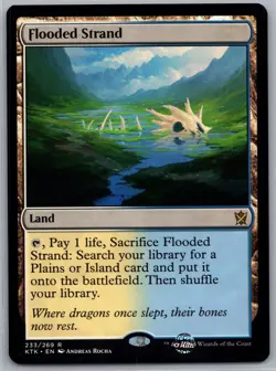 Flooded Strand R Khans of Tarkir 233 NM - Image 1