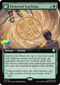 Elemental Teachings (Extended Art) Foil 378 Avatar: The Last Airbender NM EN - Image 1