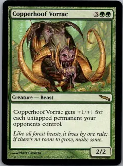 #116 Copperhoof Vorrac Mirrodin Rare - Image 1