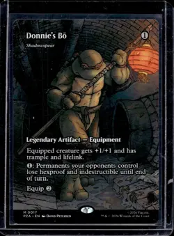 Donnie's Bo #17 TMNT Source Material Borderless Ninja Turtles NM - Image 1