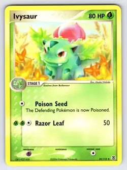 Ivysaur 35/112 2004 EX FireRed & LeafGreen Pokemon Card TCG Nintendo - Nm - Image 1