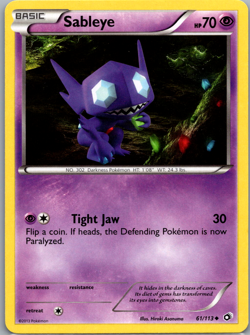 Sableye Uncommon Legendary Treasures 61/113 LP - Pokemon TCG! - Image 1