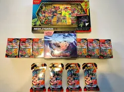 Pokemon TCG Chaos Rising Collection 57 Packs ETB Mega Zygarde 6 Bundles + Packs - Image 1
