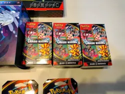 Pokemon TCG Chaos Rising Collection 57 Packs ETB Mega Zygarde 6 Bundles + Packs - Image 4