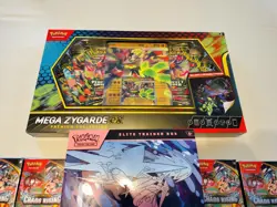 Pokemon TCG Chaos Rising Collection 57 Packs ETB Mega Zygarde 6 Bundles + Packs - Image 5