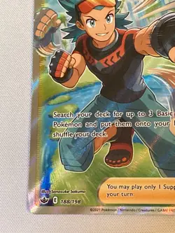 Pokemon Brawly Full Art Trainer - Chilling Reign 188/198 - Ultra Rare Holo - Image 4