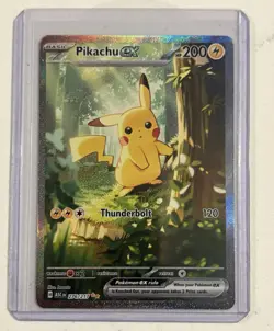 Pokemon TCG Pikachu ex 276/217 SV 151 Hyper Rare Full Art Holo English - Image 1