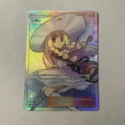 Pokemon Lillie (Full Art) Trainer 147/149 SM Base Set Ultra Rare Holo - Image 1