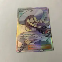 Pokemon Lillie (Full Art) Trainer 147/149 SM Base Set Ultra Rare Holo - Image 5