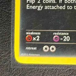 2012 Pokemon Black & White Dark Explorers Umbreon #61/108 - Image 4