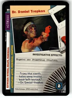 The X-Files CCG: The Truth is Out There Card R Dr. Daniel Trepkos - Image 1