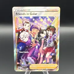 Pokemon Friends in Galar Ultra Rare Full Art Trainer Holo TG23 Silver Tempest 2… - Image 1