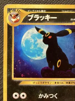 Blackie Old Back Pokemon Card #197 F/S Japanese NINTENDO - Image 2