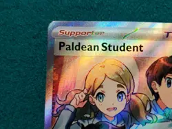 Pokemon TCG Paldean Student 230/091 + 231/091 Paldean Fates Full Art Trainer NM - Image 2