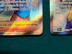 Pokemon TCG Paldean Student 230/091 + 231/091 Paldean Fates Full Art Trainer NM - Image 5