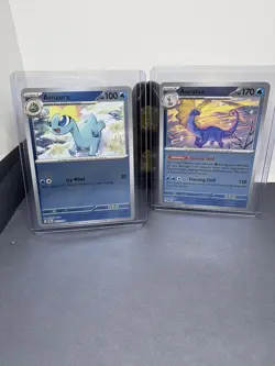 Pokemon TCG Perfect Order Set Amaura 023/088 Aurorus 024/088 Reverse Holo NM - Image 1