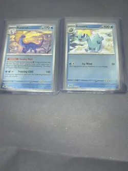Pokemon TCG Perfect Order Set Amaura 023/088 Aurorus 024/088 Reverse Holo NM - Image 2