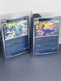 Pokemon TCG Perfect Order Set Amaura 023/088 Aurorus 024/088 Reverse Holo NM - Image 3
