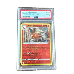 2022 Pokemon GO Charizard #010/078 Reverse Holo Rare PSA 9 - Image 1