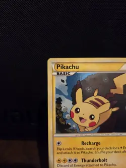 Pokemon TCG Pikachu HGSS03 Holo Black Star Promo 🌟🌟🌟 2010 - Image 2