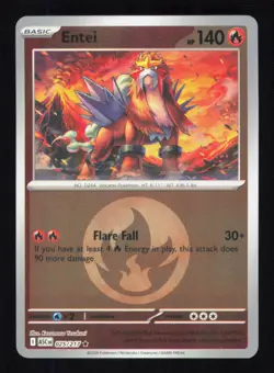 Entei (Energy Symbol Pattern) 025/217 Reverse Holo Ascended Heroes Pokemon NM/M - Image 1