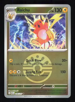 Raichu (Friend Ball) 056/217 Reverse Holo Ascended Heroes Pokemon Near Mint - Image 1
