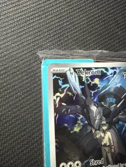 SEALED Pokemon Center Exclusive N's Zekrom Mega Evolution Promo + Standard Promo - Image 5